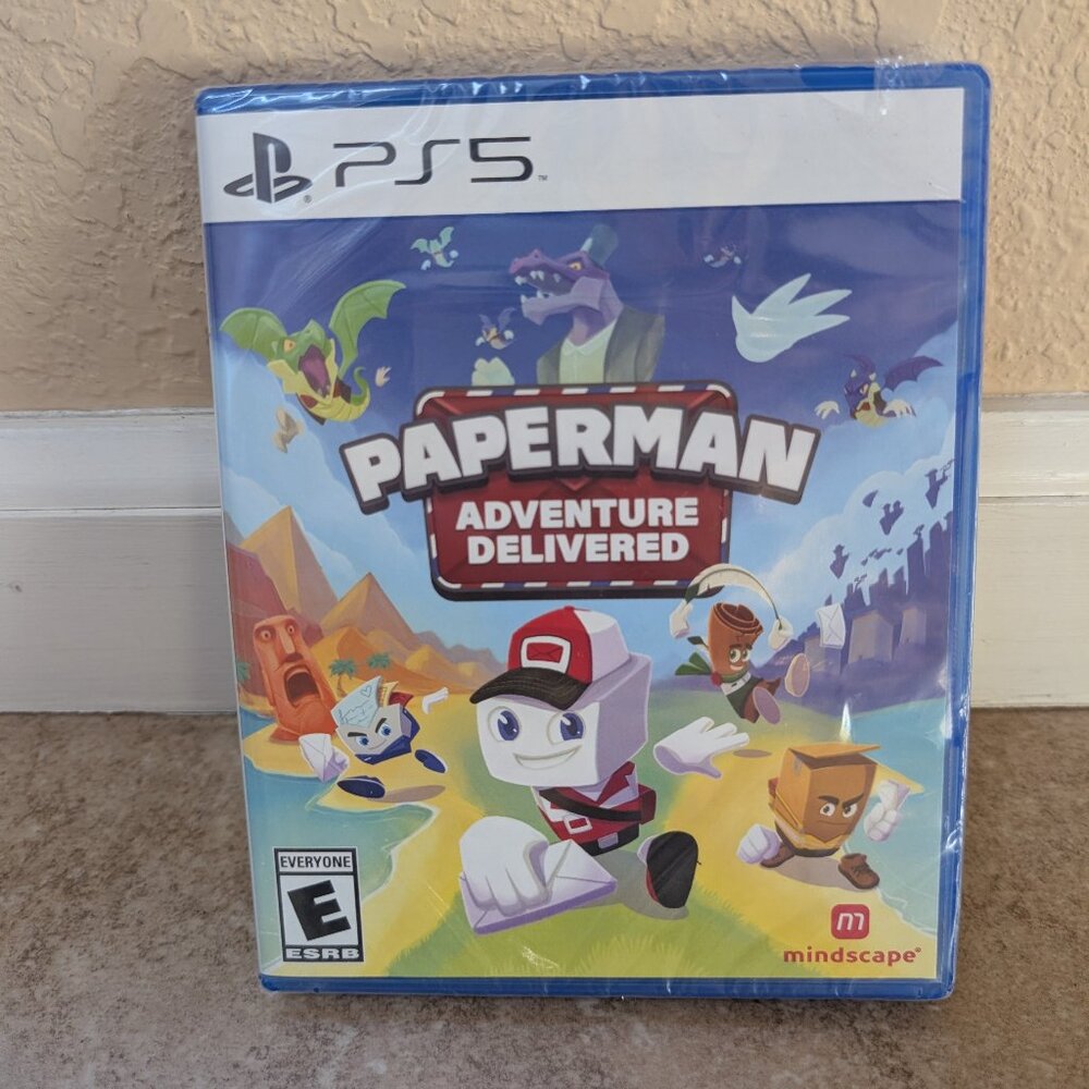 PS5 - Paperman -- Adventure Delivered - Physical Game Disc - Brand New